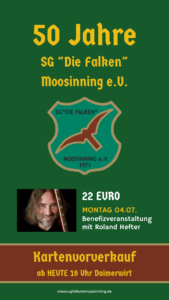 Gründungsfest 50 Jahre SG Die Falken Moosinning e.V.